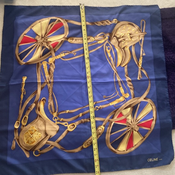 Celine Silk Scarf - Picture 6 of 7